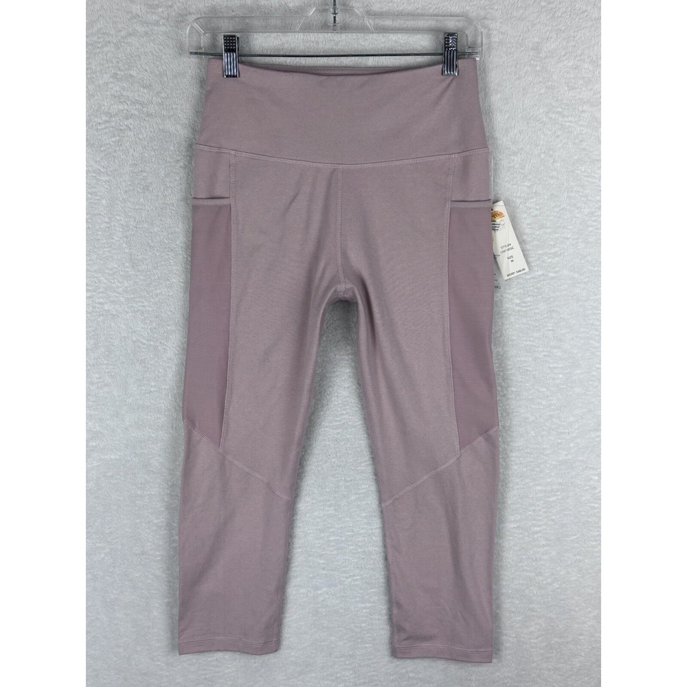 NWT C & C Sport Women's Pink Leggings /Yoga Pants Side Pockets Size M